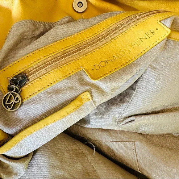 Donald J. Pliner X Large Leather Hobo Bag - Picture 6 of 10